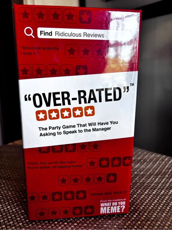 What Do You Meme Other - OVER-RATED Party Card Game — Red